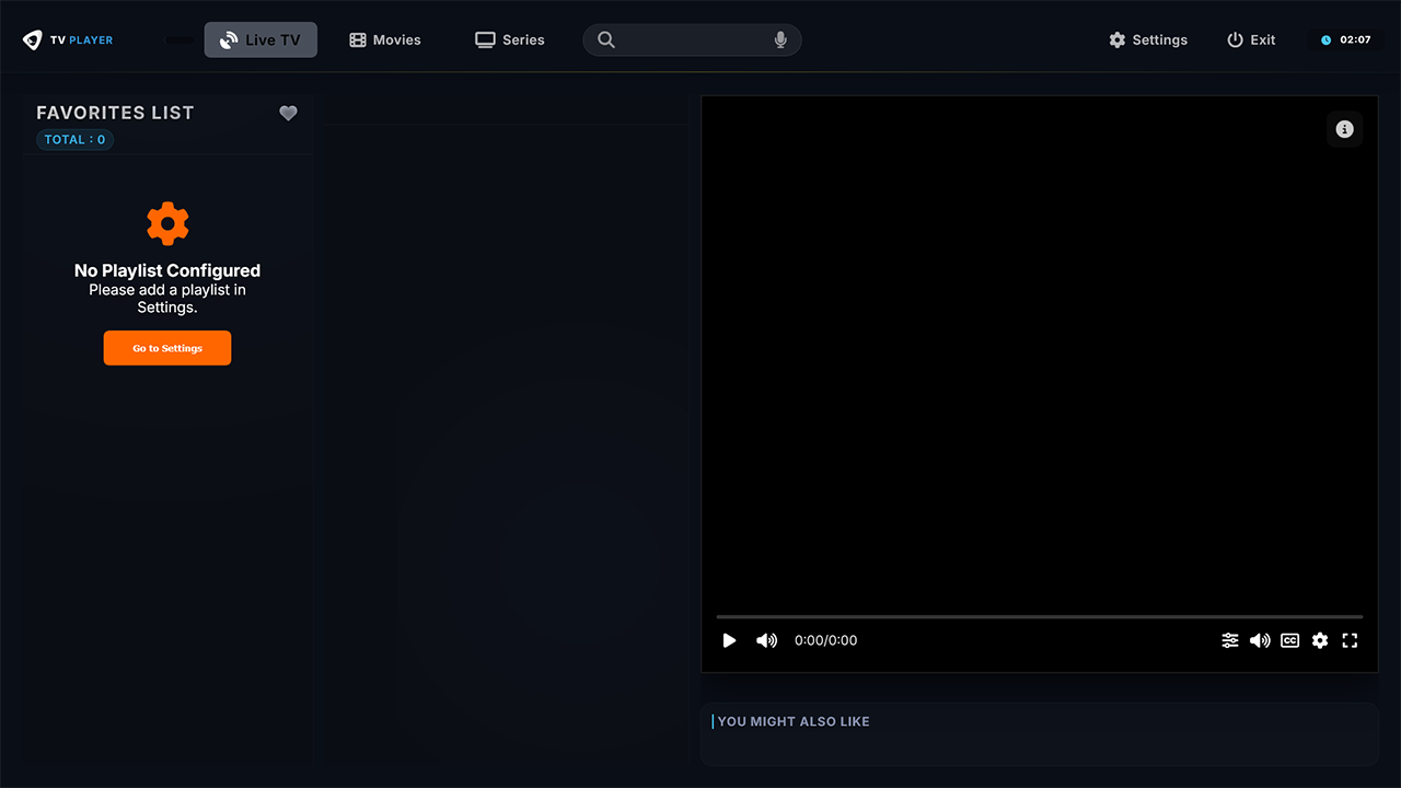BleuPlayer Pro App Interface 5